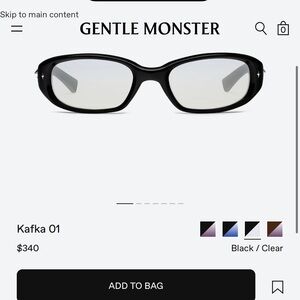 Gentle Monster Black Glasses